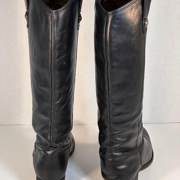 Frye Black Leather Boots Women's size 7.5 - Picture 9 of 16
